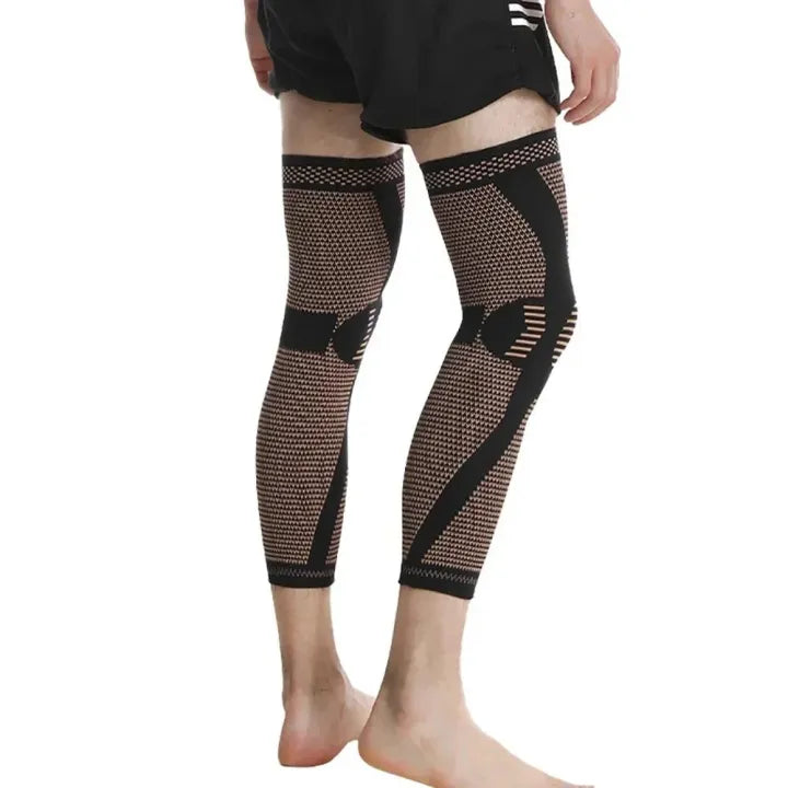 š„ćBuy 1 Get 1 Free(Two pairs)ćšCopper Compression Leg Sleeves 20-30mmHg for Pain Relief, Calf Support & Recovery-FO