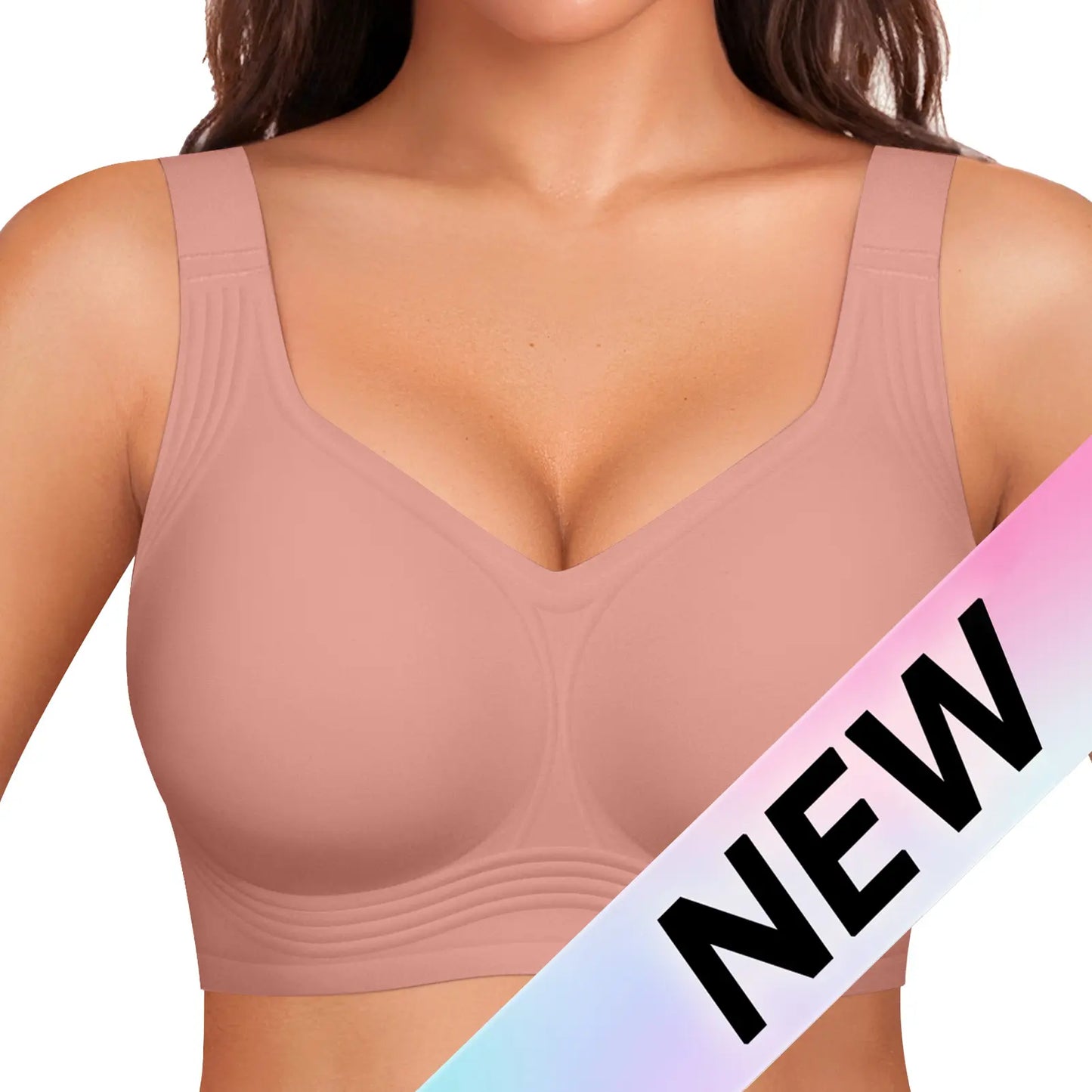 🏆LAST DAY SALE 49% OFF 🔥Super Firming Leopard Print Jelly Bra | Women Wirefree Bras 👍No More Sagging Breasts