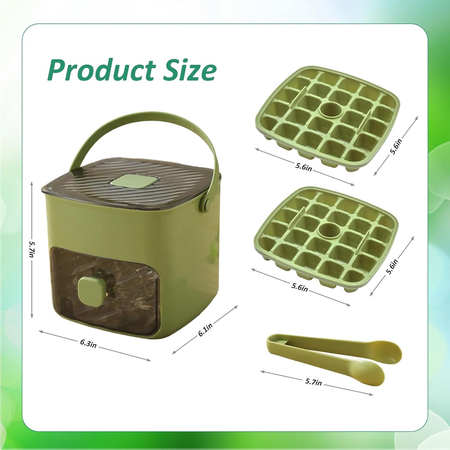 š§āļøIce Cube Tray with Lid and Bin ā Make Ice-Making Simple