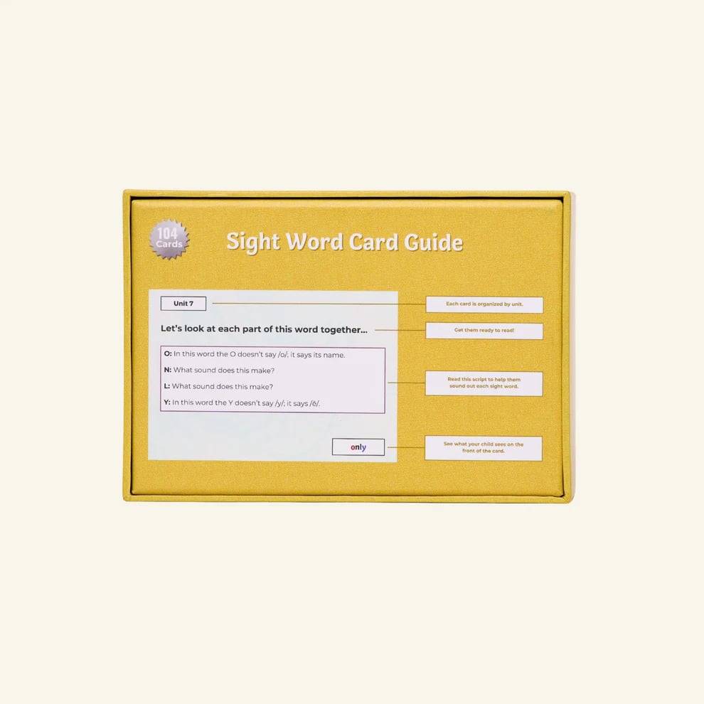 🔠 ✨ Sight Word Flashcards