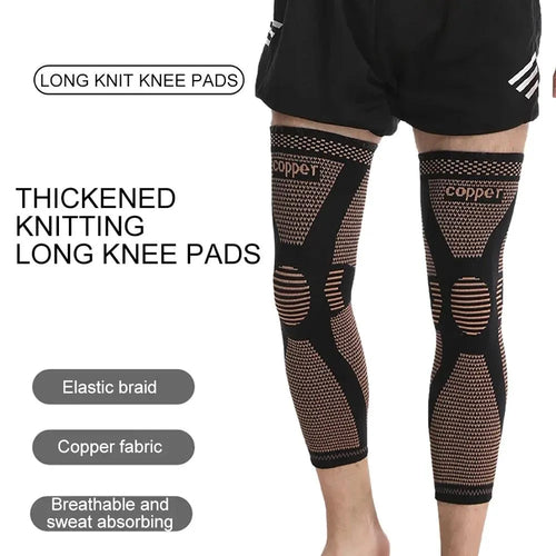 🔥【Buy 1 Get 1 Free(Two pairs)】🏆Copper Compression Leg Sleeves 20-30mmHg for Pain Relief, Calf Support & Recovery-FO