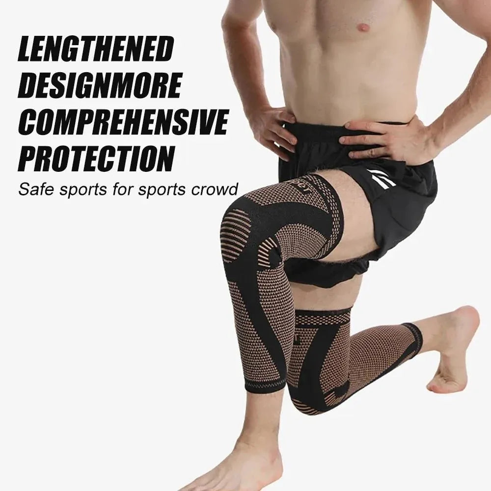 🔥【Buy 1 Get 1 Free(Two pairs)】🏆Copper Compression Leg Sleeves 20-30mmHg for Pain Relief, Calf Support & Recovery-FO
