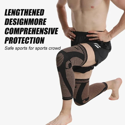 🔥【Buy 1 Get 1 Free(Two pairs)】🏆Copper Compression Leg Sleeves 20-30mmHg for Pain Relief, Calf Support & Recovery-FO