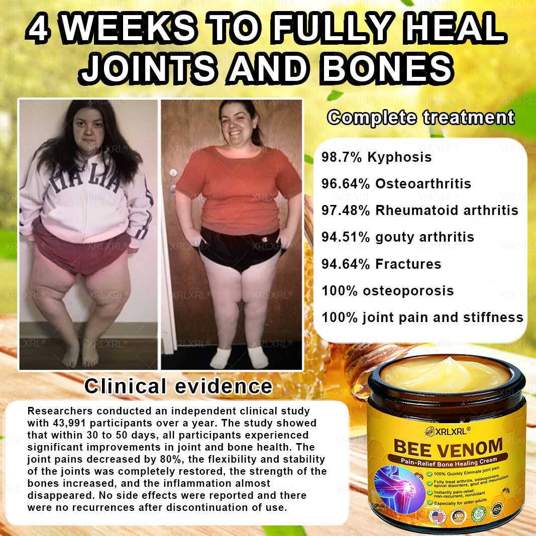 XRLXRL® Bee Venom Pain-Relief Bone Healing Cream🐝🐝(Specially for older adults)