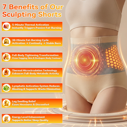 LBMLBM™ 𝐌𝐨𝐫𝐢𝐧𝐠𝐚 & 𝐁𝐞𝐫𝐛𝐞𝐫𝐢𝐧𝐞 4‑In‑1 Micro‑Particle Sculpting & Fat‑Burn Shorts