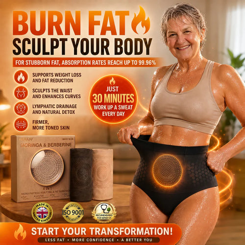 LBMLBM™ 𝐌𝐨𝐫𝐢𝐧𝐠𝐚 & 𝐁𝐞𝐫𝐛𝐞𝐫𝐢𝐧𝐞 4‑In‑1 Micro‑Particle Sculpting & Fat‑Burn Shorts