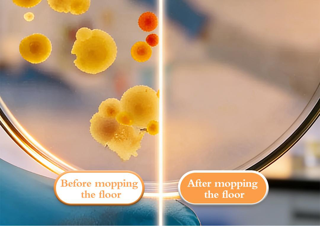 Floor Cleaning Tablets - Safe for Wood Tile Marble Quick Dry No Residue 12 Tablets Lemon Scent
