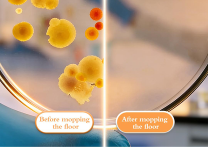 Floor Cleaning Tablets - Safe for Wood Tile Marble Quick Dry No Residue 12 Tablets Lemon Scent