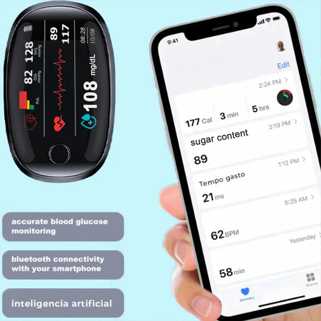 🔥Final 2 Hours : Only Limited Stock Left🏆TIWORLD™ Non-Invasive Blood Glucose Meter 99.9% Accuracy （Mayo Clinic Recommended）