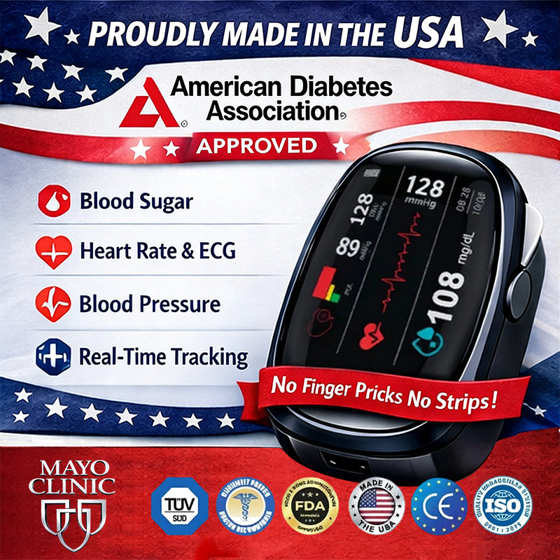 🔥Final 2 Hours : Only Limited Stock Left🏆TIWORLD™ Non-Invasive Blood Glucose Meter 99.9% Accuracy （Mayo Clinic Recommended）