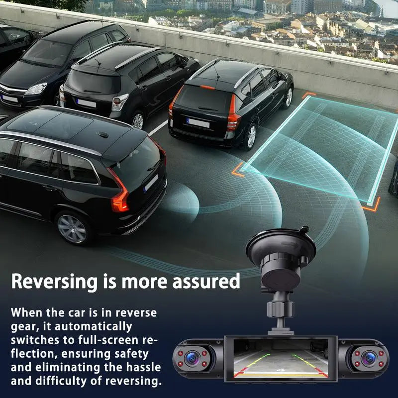⏰Last Day Promotion 49% 🔥4 Channel Car Dash Cam