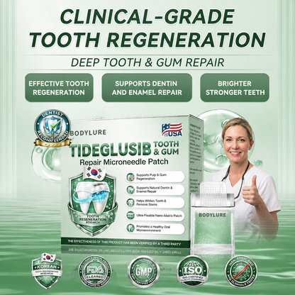 Your Smile~Bodylure® 🦷 Tideglusib Fast‑Dissolving Tooth & Gum Repair Oral Strips ✨ (𝟓-𝐢𝐧-𝟏 💎 𝐑𝐞𝐛𝐮𝐢𝐥𝐝 𝐄𝐧𝐚𝐦𝐞𝐥 & 𝐃𝐞𝐧𝐭𝐢𝐧 • 𝐒𝐭𝐫𝐞𝐧𝐠𝐭𝐡𝐞𝐧 𝐆𝐮𝐦𝐬 • 𝐄𝐫𝐚𝐝𝐢𝐜𝐚𝐭𝐞 𝐓𝐚𝐫𝐭𝐚𝐫 & 𝐎𝐝𝐨𝐫 • 𝐖𝐡𝐢𝐭𝐞𝐧𝐢𝐧𝐠 • 𝐒𝐭𝐨𝐩 𝐓𝐨𝐨𝐭𝐡 𝐒𝐞𝐧𝐬𝐢𝐭𝐢𝐯𝐢𝐭𝐲)