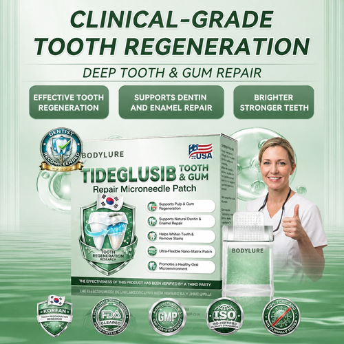 Your Smile~Bodylure® 🦷 Tideglusib Fast‑Dissolving Tooth & Gum Repair Oral Strips ✨ (𝟓-𝐢𝐧-𝟏 💎 𝐑𝐞𝐛𝐮𝐢𝐥𝐝 𝐄𝐧𝐚𝐦𝐞𝐥 & 𝐃𝐞𝐧𝐭𝐢𝐧 • 𝐒𝐭𝐫𝐞𝐧𝐠𝐭𝐡𝐞𝐧 𝐆𝐮𝐦𝐬 • 𝐄𝐫𝐚𝐝𝐢𝐜𝐚𝐭𝐞 𝐓𝐚𝐫𝐭𝐚𝐫 & 𝐎𝐝𝐨𝐫 • 𝐖𝐡𝐢𝐭𝐞𝐧𝐢𝐧𝐠 • 𝐒𝐭𝐨𝐩 𝐓𝐨𝐨𝐭𝐡 𝐒𝐞𝐧𝐬𝐢𝐭𝐢𝐯𝐢𝐭𝐲)