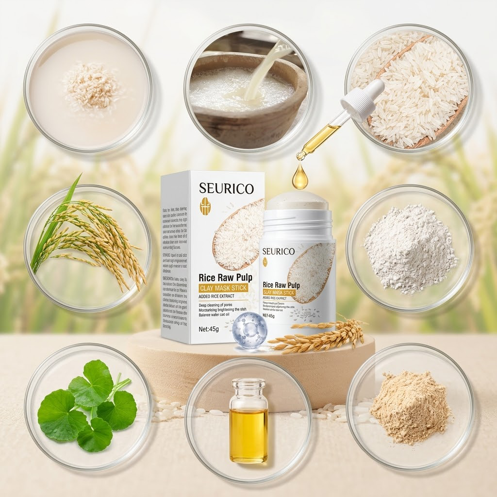 Rice Raw Pulp Clay Mask Stick