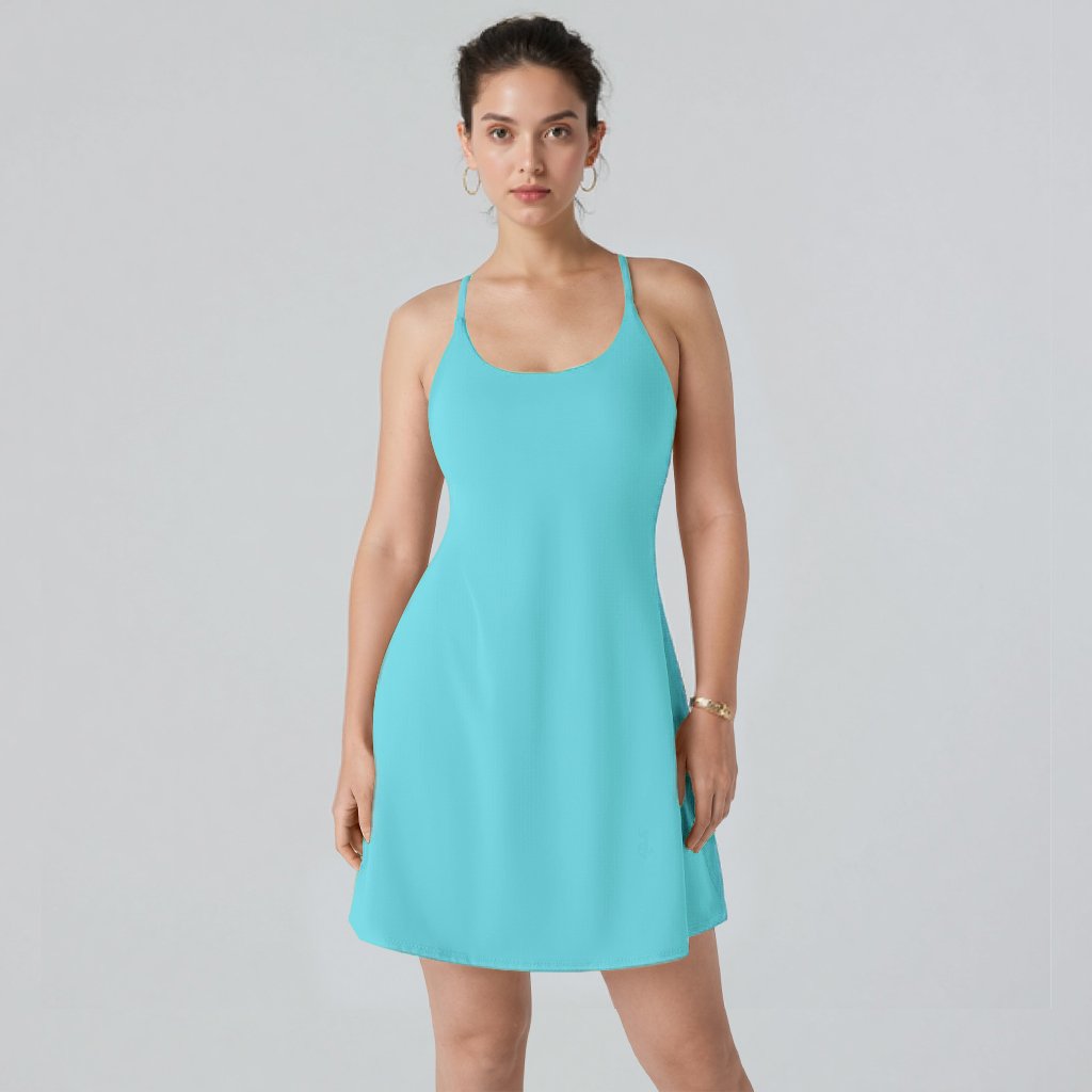 Athletic Dress with Unique Built-in Shorts