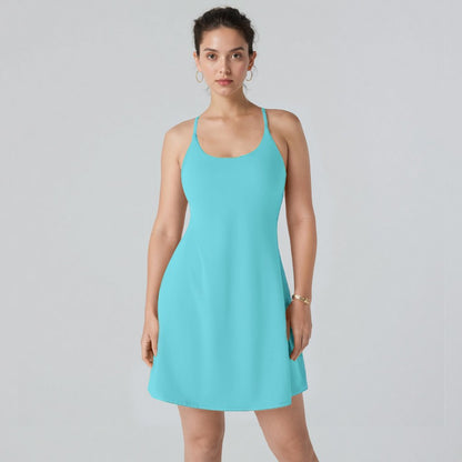 Athletic Dress with Unique Built-in Shorts