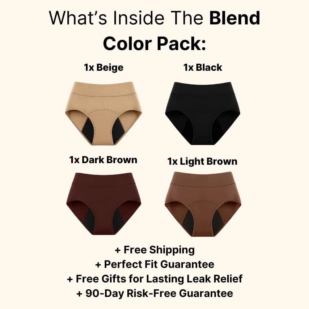 💖Mother's Day Special: 59% OFF|100% Leak-Proof Underwear 4-pack (Say Goodbye to Awkwardness and Worry)