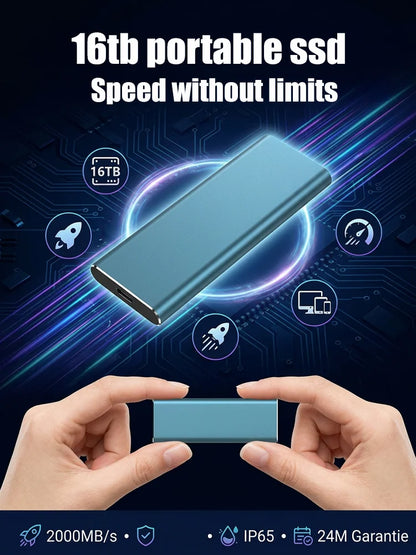 [Multi-device compatibility] Portable high-speed solid-state drive