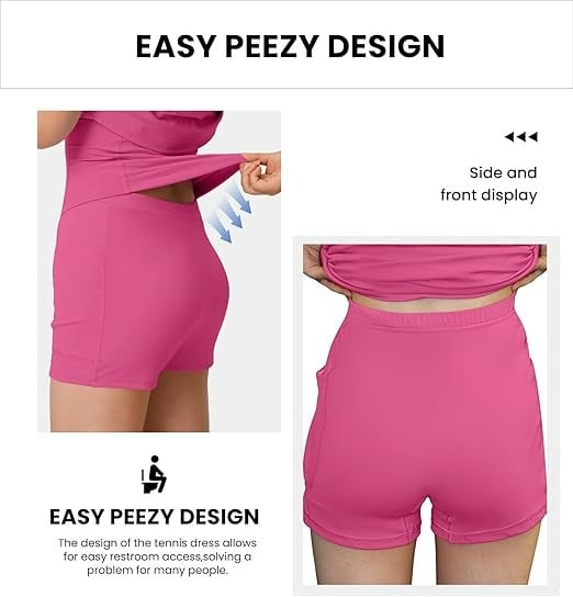 Athletic Dress with Unique Built-in Shorts