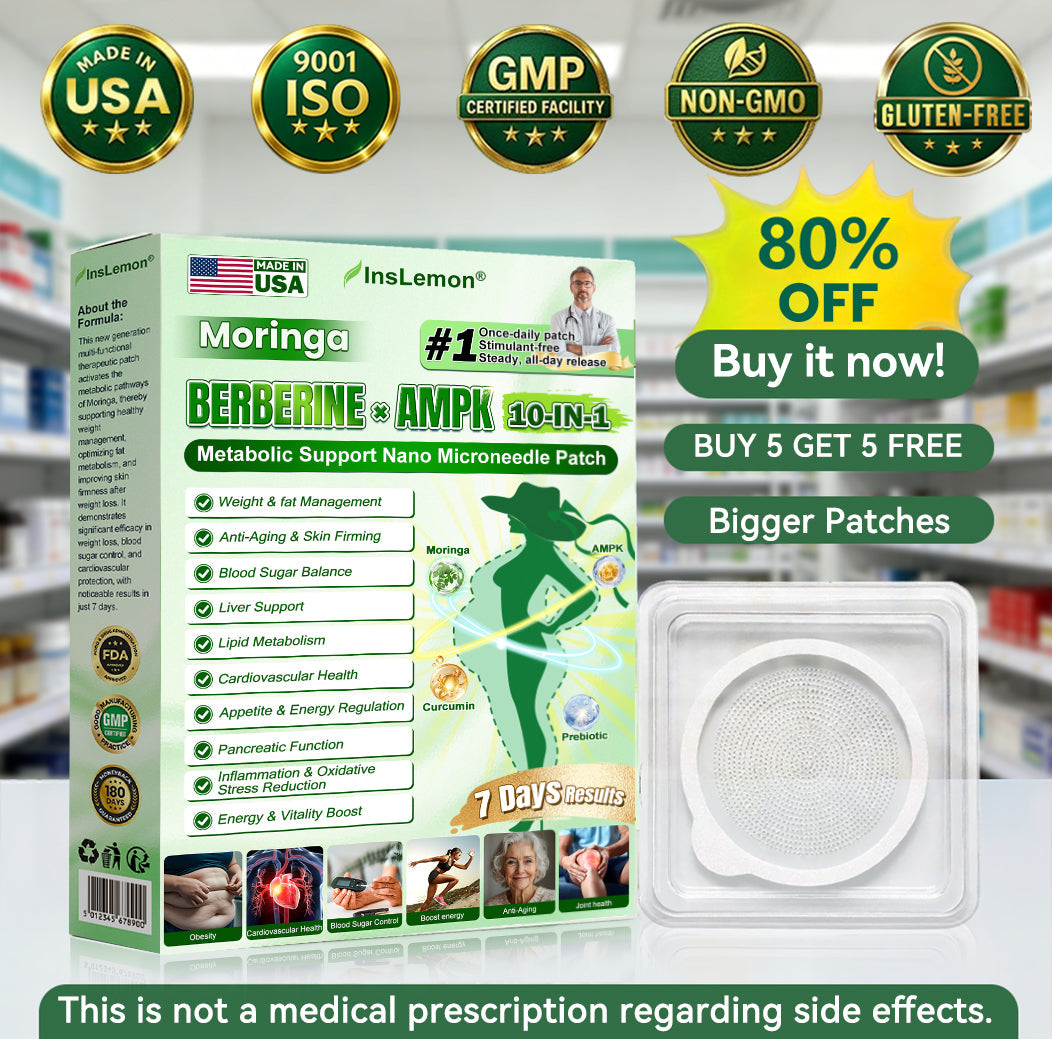 𝐅𝐃𝐀 𝐑𝐞𝐠𝐢𝐬𝐭𝐞𝐫𝐞𝐝 & 𝐆𝐌𝐏 𝐂𝐞𝐫𝐭𝐢𝐟𝐢𝐞𝐝 🌱|𝐈𝐧𝐬𝐋𝐞𝐦𝐨𝐧® 𝗠𝗼𝗿𝗶𝗻𝗴𝗮 × 𝗕𝗲𝗿𝗯𝗲𝗿𝗶𝗻𝗲 × 𝗔𝗠𝗣𝗞 𝟭𝟬-𝗶𝗻-𝟭 𝗠𝗲𝘁𝗮𝗯𝗼𝗹𝗶𝗰 𝗦𝘂𝗽𝗽𝗼𝗿𝘁 𝗡𝗮𝗻𝗼 𝗠𝗶𝗰𝗿𝗼𝗻𝗲𝗲𝗱𝗹𝗲 𝗣𝗮𝘁𝗰𝗵🇺🇸(𝐉𝐮𝐬𝐭 𝐨𝐧𝐜𝐞 𝐚 𝐝𝐚𝐲, 𝐯𝐢𝐬𝐢𝐛𝐥𝐞 𝐜𝐡𝐚𝐧𝐠𝐞𝐬 𝐢𝐧 𝟕 𝐝𝐚𝐲𝐬） ✅ 𝐅𝐨𝐫 𝐨𝐛𝐞𝐬𝐢𝐭𝐲, 🅛🅞🅞🅢🅔 🅢🅚🅘🅝,𝐝𝐢𝐚𝐛𝐞𝐭𝐞𝐬, 𝐬𝐥𝐞𝐞𝐩 𝐚𝐩𝐧𝐞𝐚, 𝐣𝐨𝐢𝐧𝐭 𝐢𝐬𝐬𝐮𝐞𝐬, 𝐚𝐧𝐝 𝐦𝐨𝐫𝐞