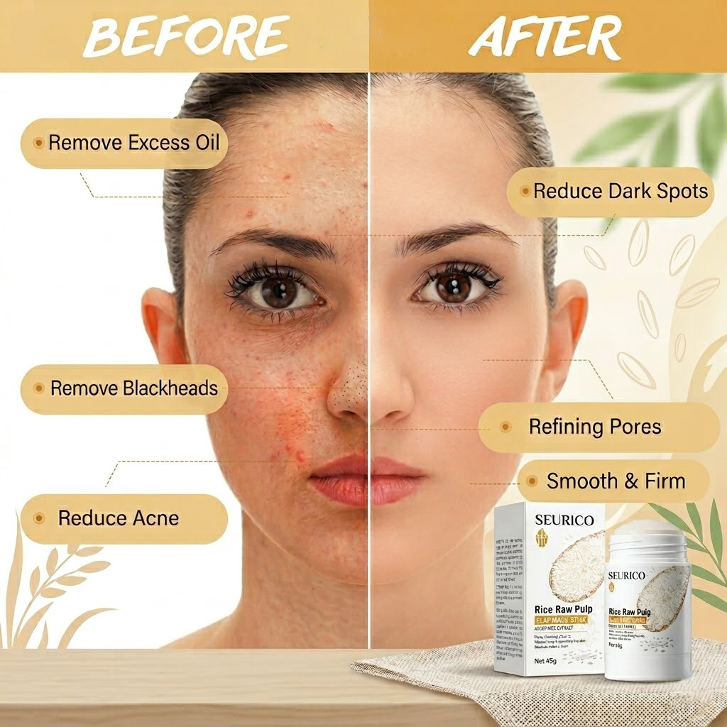 Rice Raw Pulp Clay Mask Stick
