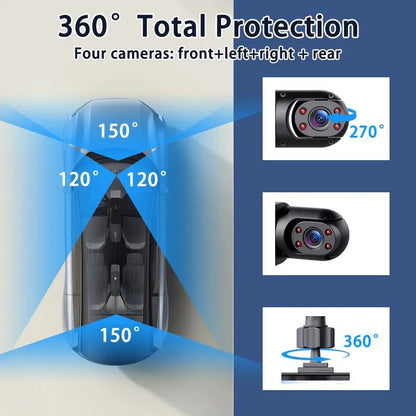 ⏰Last Day Promotion 49% 🔥4 Channel Car Dash Cam
