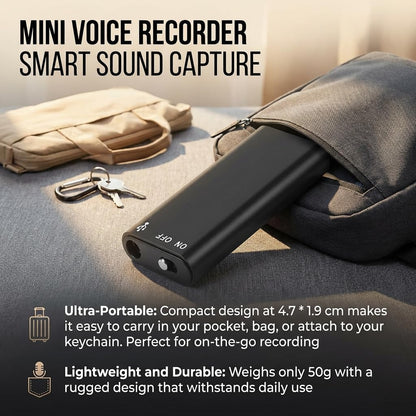 ⏰Last Day Promotion 49% 🔥Secret Spy Recorder: Professional High-Speed Audio Device