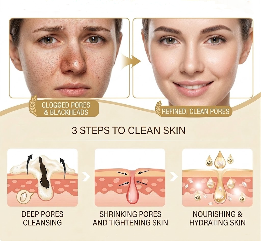 Rice Raw Pulp Clay Mask Stick