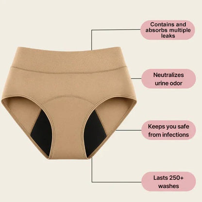 💖Mother's Day Special: 59% OFF|100% Leak-Proof Underwear 4-pack (Say Goodbye to Awkwardness and Worry)