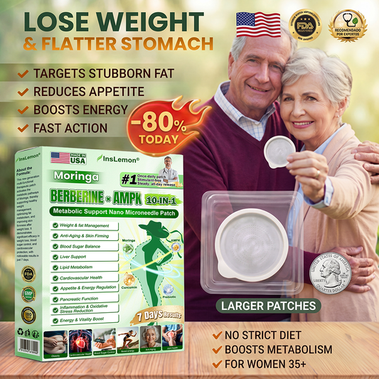 𝐅𝐃𝐀 𝐑𝐞𝐠𝐢𝐬𝐭𝐞𝐫𝐞𝐝 & 𝐆𝐌𝐏 𝐂𝐞𝐫𝐭𝐢𝐟𝐢𝐞𝐝 🌱|𝐈𝐧𝐬𝐋𝐞𝐦𝐨𝐧® 𝗠𝗼𝗿𝗶𝗻𝗴𝗮 × 𝗕𝗲𝗿𝗯𝗲𝗿𝗶𝗻𝗲 × 𝗔𝗠𝗣𝗞 𝟭𝟬-𝗶𝗻-𝟭 𝗠𝗲𝘁𝗮𝗯𝗼𝗹𝗶𝗰 𝗦𝘂𝗽𝗽𝗼𝗿𝘁 𝗡𝗮𝗻𝗼 𝗠𝗶𝗰𝗿𝗼𝗻𝗲𝗲𝗱𝗹𝗲 𝗣𝗮𝘁𝗰𝗵🇺🇸(𝐉𝐮𝐬𝐭 𝐨𝐧𝐜𝐞 𝐚 𝐝𝐚𝐲, 𝐯𝐢𝐬𝐢𝐛𝐥𝐞 𝐜𝐡𝐚𝐧𝐠𝐞𝐬 𝐢𝐧 𝟕 𝐝𝐚𝐲𝐬） ✅ 𝐅𝐨𝐫 𝐨𝐛𝐞𝐬𝐢𝐭𝐲, 🅛🅞🅞🅢🅔 🅢🅚🅘🅝,𝐝𝐢𝐚𝐛𝐞𝐭𝐞𝐬, 𝐬𝐥𝐞𝐞𝐩 𝐚𝐩𝐧𝐞𝐚, 𝐣𝐨𝐢𝐧𝐭 𝐢𝐬𝐬𝐮𝐞𝐬, 𝐚𝐧𝐝 𝐦𝐨𝐫𝐞