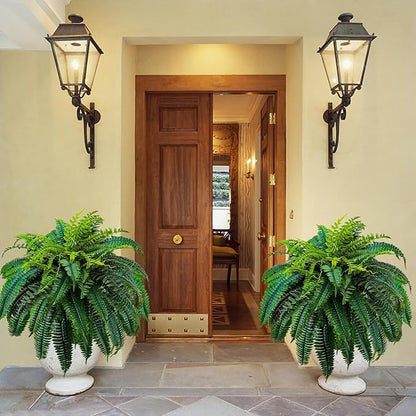 🔥 Mother’s Day Flash Sale 🌱 UV Resistant Ferns Artificial Plants Large for Planters, Office & Home Decor, Outdoor & Indoor