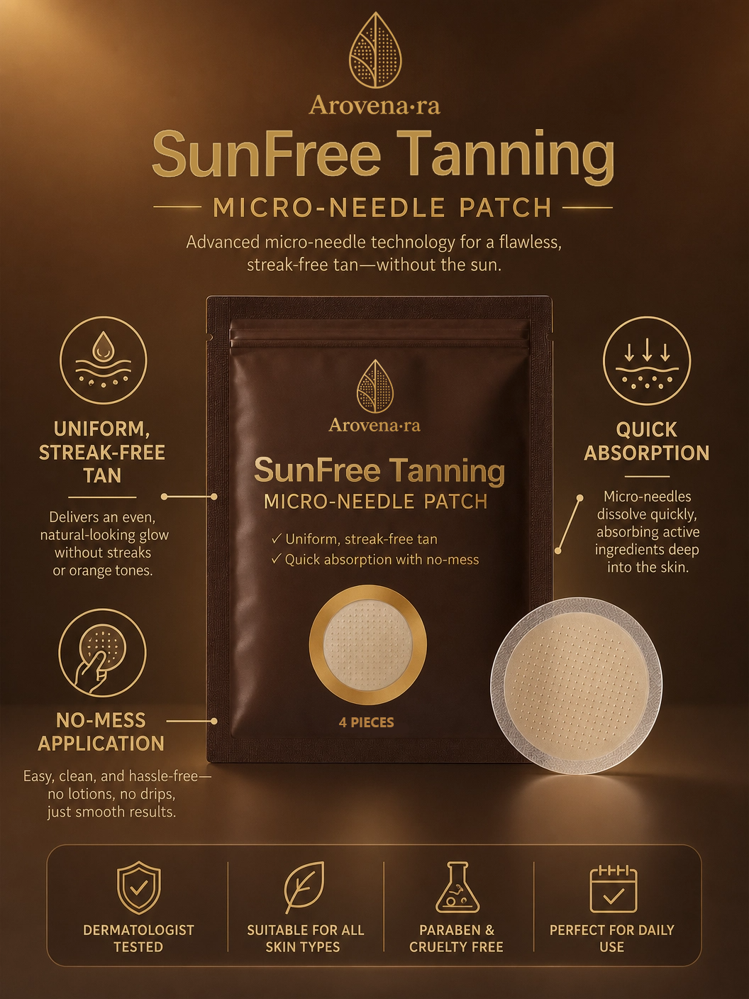 Up to 85% OFF Arovenara® Transdermal Tanning Patch