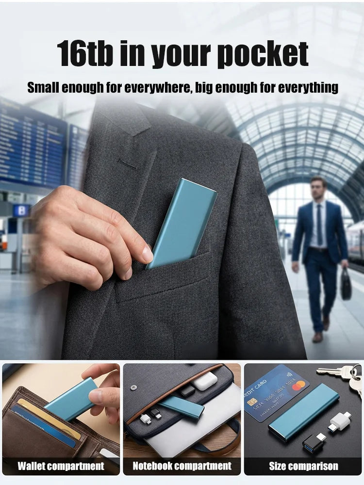 [Multi-device compatibility] Portable high-speed solid-state drive