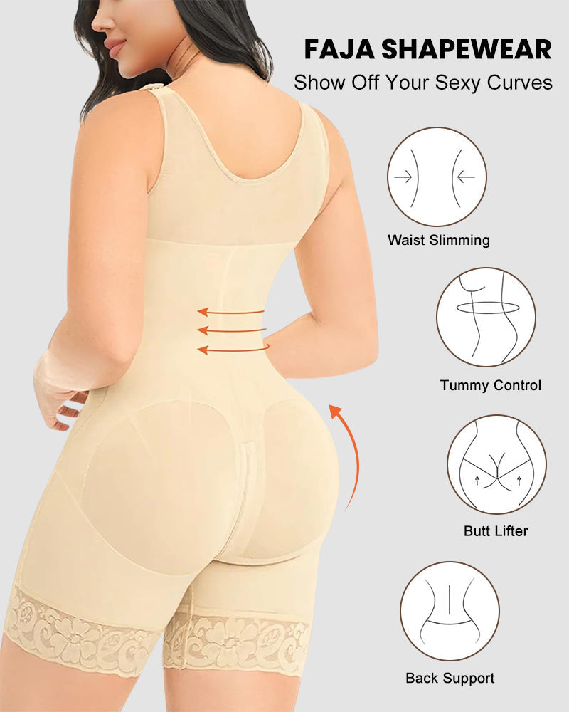 Extra Plus Size Shaper Bodysuit Tummy Control Shapewear With Bra