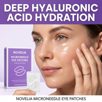 👁️ WAKE UP LOOKING YEARS YOUNGER Hyaluronic Acid Microneedle Eye Mask