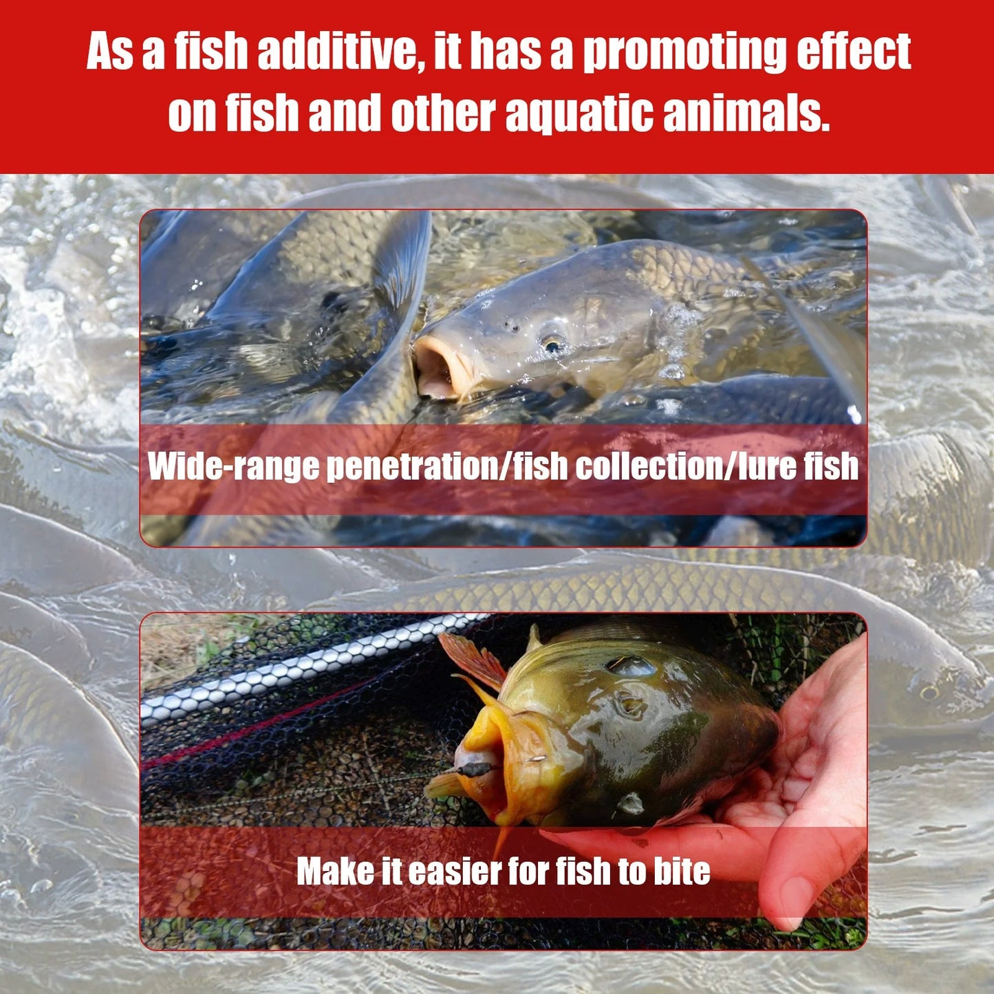 🐟【Crazy Pull & Explosive Protection】 Concentrated Red Worm Fishing Liquid, Strong Fish Attraction, Rapid Nesting & Fish Gathering, Universal Small Additive for Wild Fishing & Black Pits-8SA8
