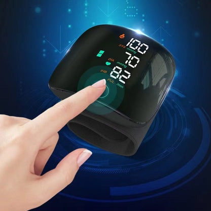 HD LED Display Portable Wrist Blood Pressure Monitor - Perfect Gift for You & Family