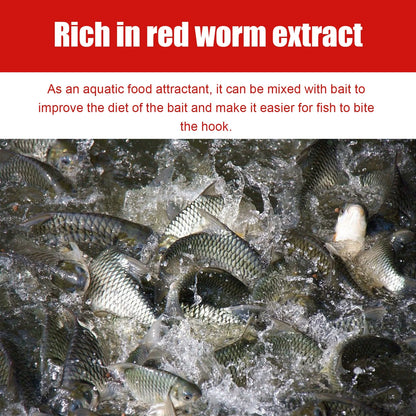 🐟【Crazy Pull & Explosive Protection】 Concentrated Red Worm Fishing Liquid, Strong Fish Attraction, Rapid Nesting & Fish Gathering, Universal Small Additive for Wild Fishing & Black Pits-8SA8