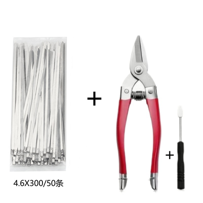 🔥Stainless Steel Cable Tie Gun with Metal Zip Ties