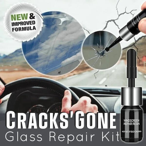 🔥🔥Cracks Gone Glass Repair Kit (New Formula)