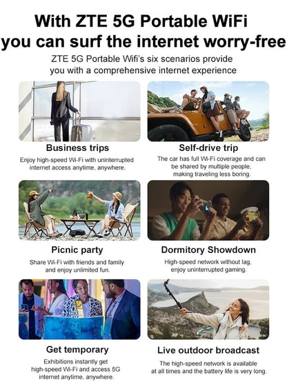 🌎Ends Today: 69% OFF!🔥Hot Sale🔥[Power on and use, free for life] All-network portable wifi