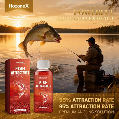 🐟【Crazy Pull & Explosive Protection】 Concentrated Red Worm Fishing Liquid, Strong Fish Attraction, Rapid Nesting & Fish Gathering, Universal Small Additive for Wild Fishing & Black Pits-8SA8