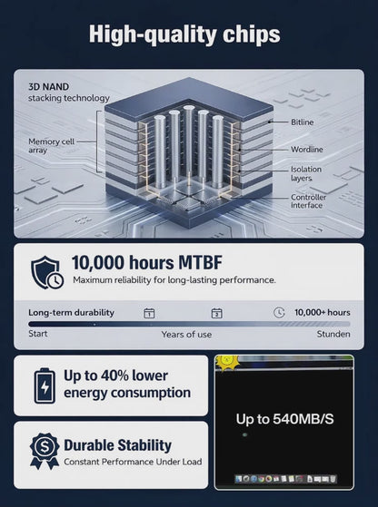 High-speed portable solid-state drives