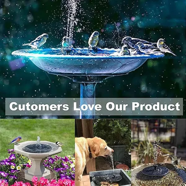 🎁☀️Solar Bird Bath Fountain Pump