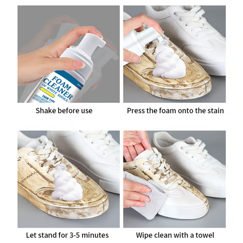 🏆Hot Sale Buy 3 Get 2 Free⏳Universal Portable No-Rinse Foam Cleaner for Shoes